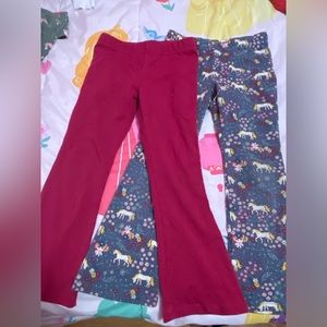 Girls size 4 wide leggings